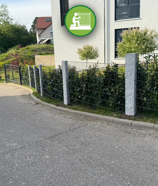 Zaun-/Sichtschutzbau